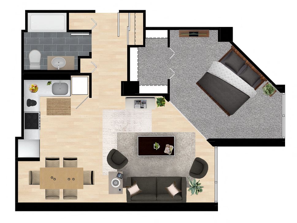 The Kent Large One Bedroom The Kent Large One Bedroom
